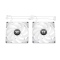 CT140 Reverse ARGB Sync PC Cooling Fan White (2-Fan Pack)