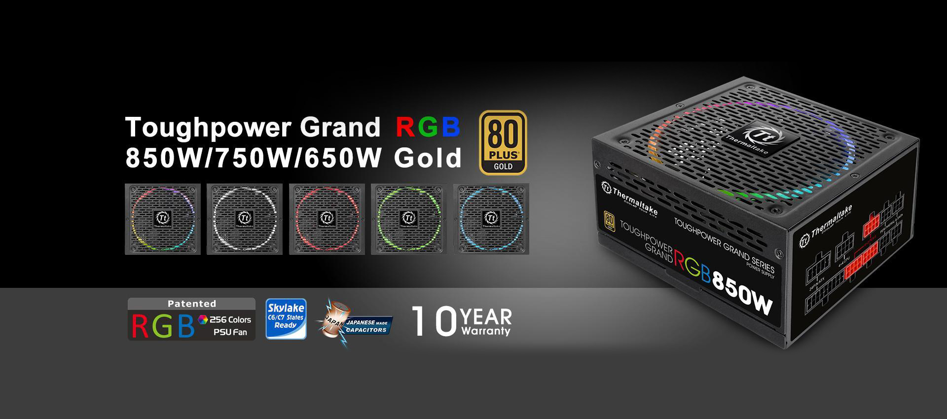 Toughpower Grand RGB 850W Gold Full Modular