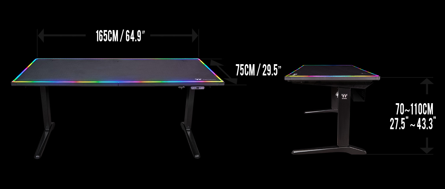 Level 20 BattleStation RGB Gaming Desk – Thermaltake USA