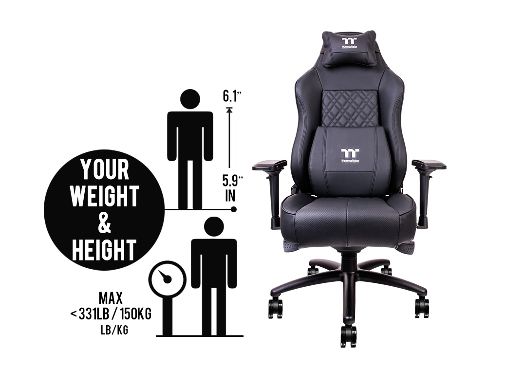 X-Comfort Black-White Gaming Chair